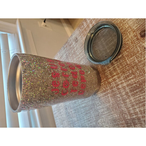 Jesus Coffee Teach Repeat Tumbler - Picture 4 of 5